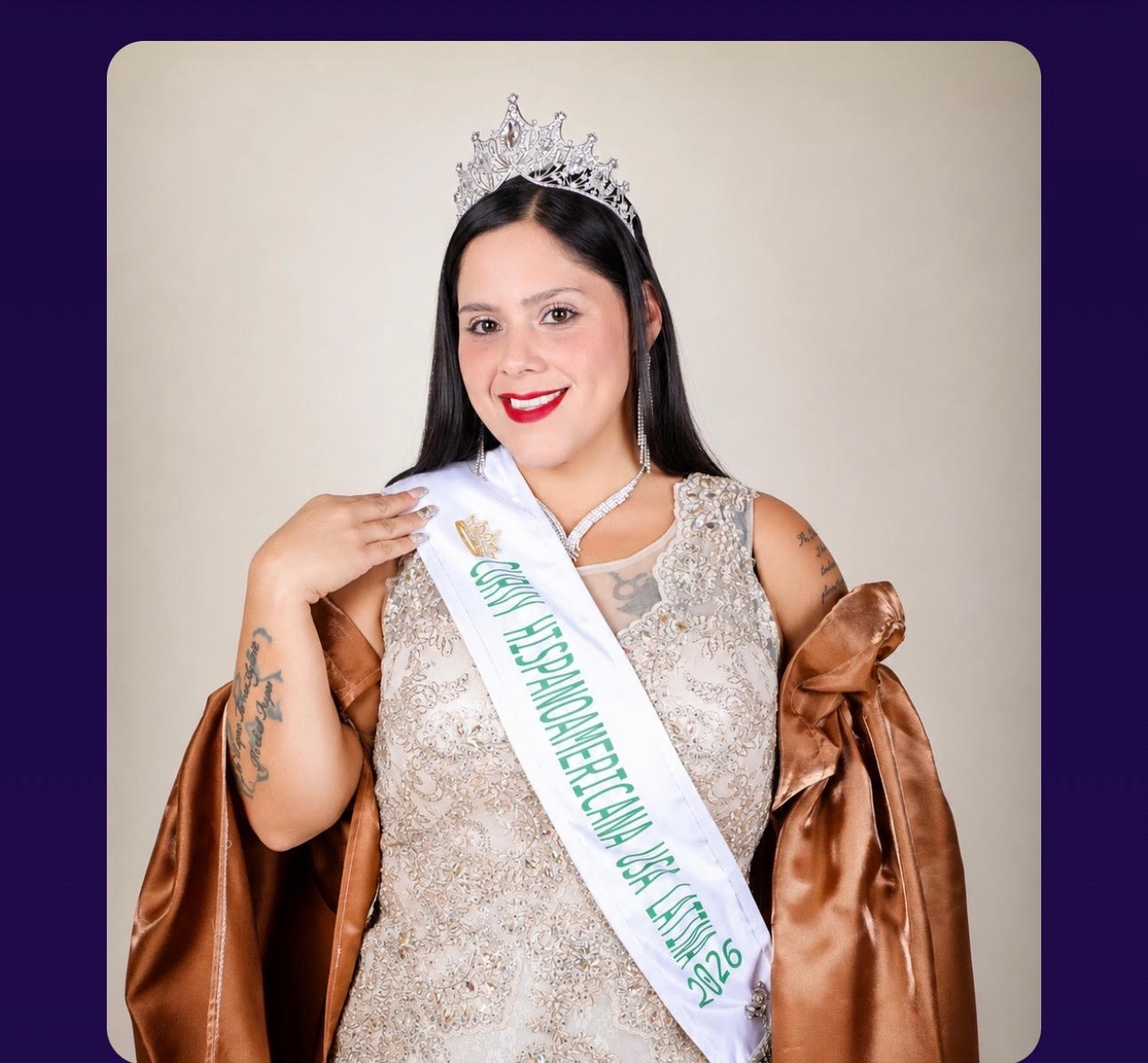Maite Isabel Torres — Reina Curvy Hispanoamericana USA Latina 2026